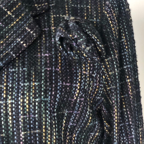 PRICE DROP Tweed Blazer with Tweed Flower Pin - Picture 12 of 12